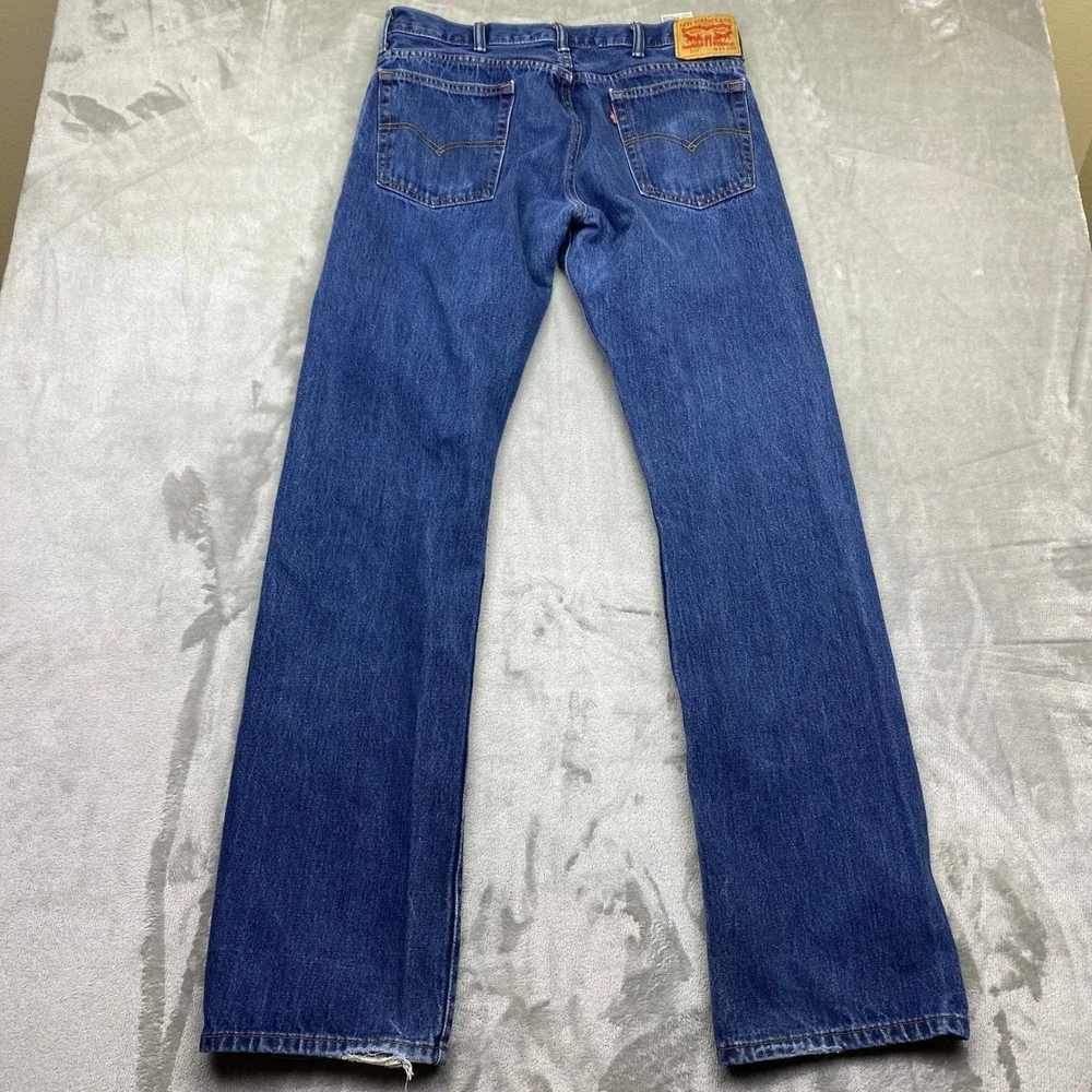 Levi Strauss 517 Bootcut Jeans Medium Wash Sz 34 Fits 33